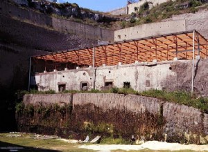 The largest collection of Greek and Roman works of art was discovered in 1750 in the Villa of the Papyri, buried by Vesuvius 