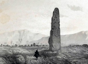 The mysterious pillar that the Persians built in the center of the circular city of Gor 