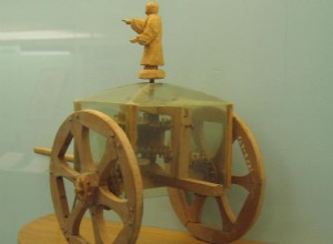 The chariot that always points south, used in ancient China to navigate without magnetism 