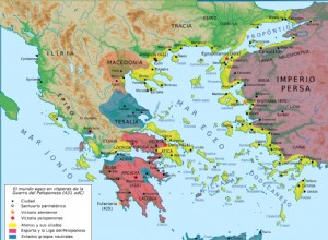 Aegospotami, the great victory of Sparta over Athens that decided the Peloponnesian War 