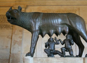 Aca Larentia, the woman who raised Romulus and Remus 