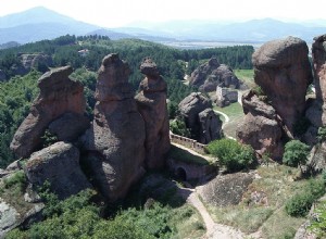 벨로그라드치크(Belogradchik) 바위에 있는 인상적인 로마 기원 요새 