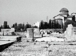 Lampadedromía, the Athenian torch relay race in which 40 runners from each team participated 