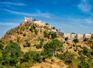 The medieval Kumbhalgarh fort in India, the second largest wall in the world 