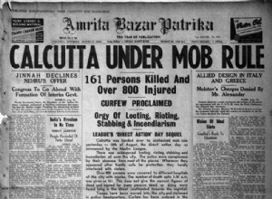 Calcutta was floating in the blood for months! 