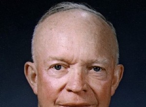 Dwight D. Eisenhower, 34th President of the United States, who led the Allies to victory 