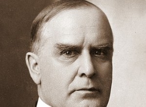 William McKinley, 25th President of the United States of America, who caused the Spanish-American War 