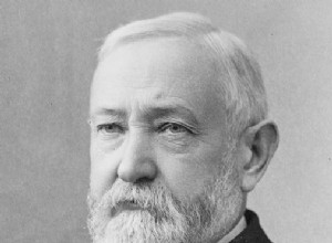 Benjamin Harrison, 23rd President of the United States, who became a compliant industrial capitalist 