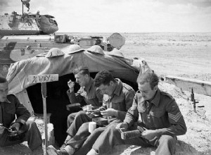 Un gallinero en Sherman y té en un campo minado. La vida real de los petroleros. 