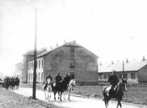 The concentration camp in Oświęcim was built ... in 1917? 