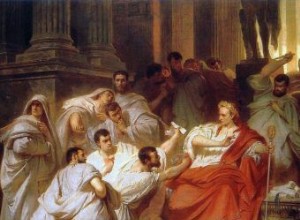 What happened to the killers of Julius Caesar? 