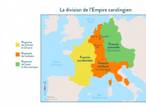 Partition of Verdun, division of the Carolingian Empire 