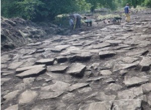 ゲルゴヴィのガリア遺跡で発見された驚くべき玄武岩舗装 