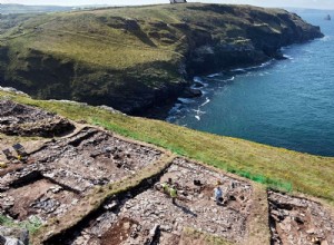 King Arthur:a stone covered with intriguing writing found in Tintagel 