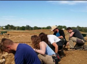 The ancient tomb of the Lady of Vix, Celtic princess, rises from the ground 