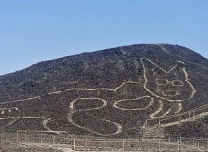 Perú:un geoglifo de gato descubierto en el desierto de Nazca 