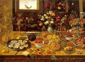 At the table in Renaissance Italy:What did you eat? 