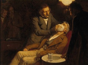 Modern anesthesia:when was this invention born and to whom? 