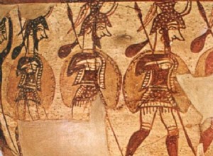 The warriors of the Iliad... Myrmidons and hoplites on the Trojan plain 