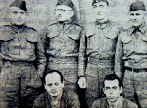 The five Greek lieutenant generals captured by the Germans... As far as Dachau 