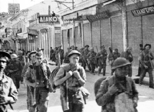 The Greek Flag and the Australian soldier... Together in World War II 