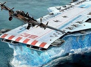 The  frozen  aircraft carriers:A crazy idea of ​​the Second World War 