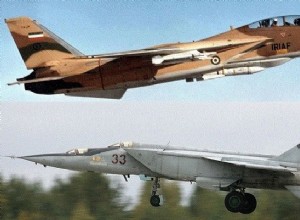 F-14 vs. MiG-25:Iran-Iraq War... fierce duel of  giants  in the airwaves 