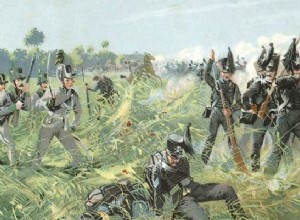 Halberstadt 1809: Negros  contra  Blancos ... con el lema  Victoria o Muerte  